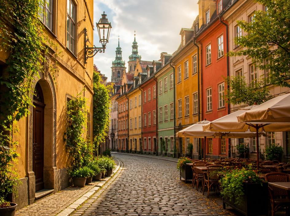 European city street